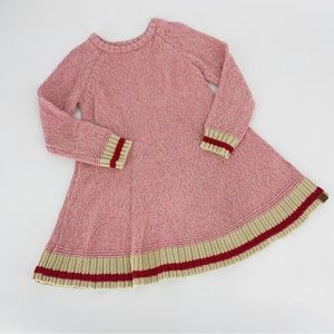Roots Cabin Pink Sweater Dress Size 5T